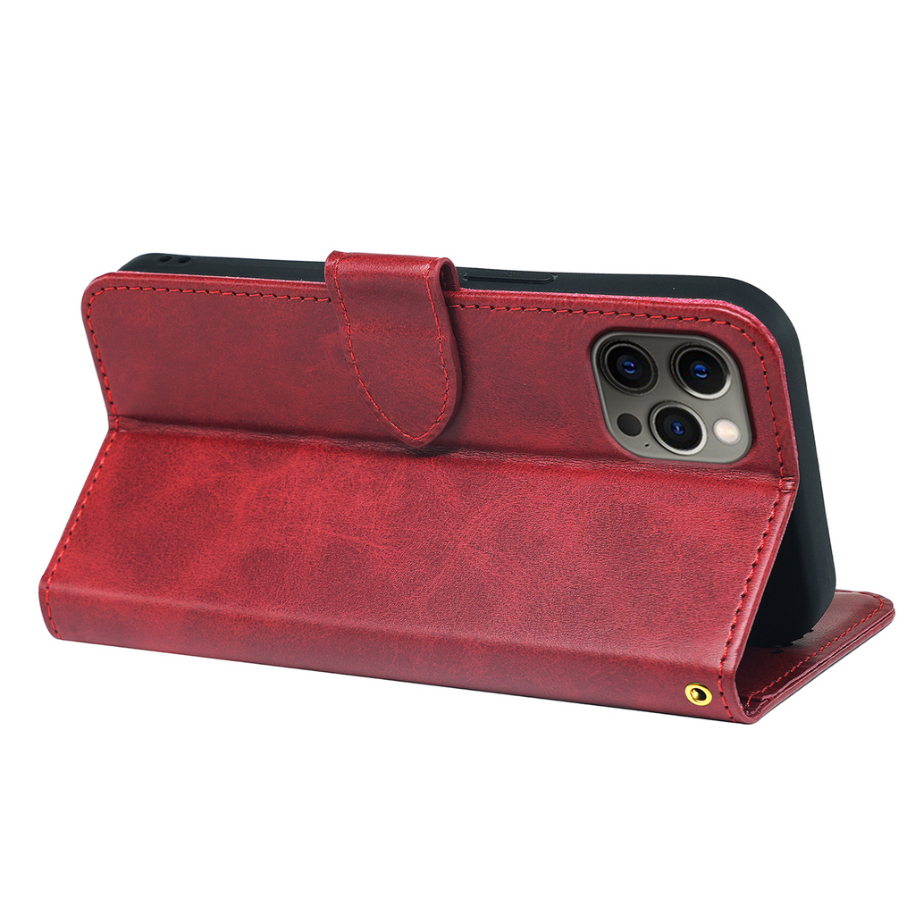 iPhone 13 Series Book Flip Case Leather Wallet