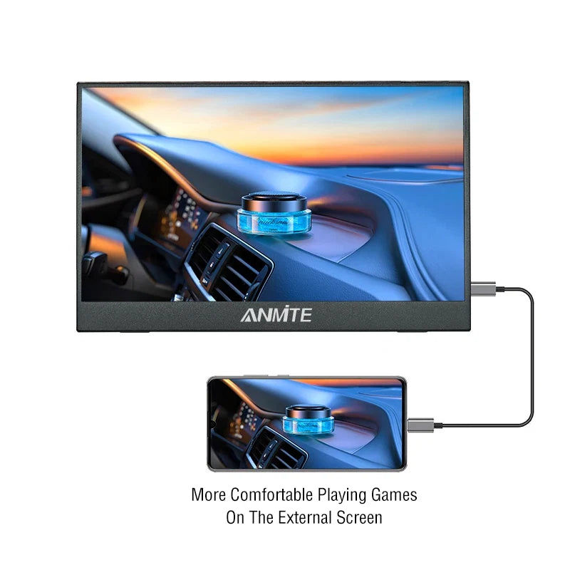 14 Inch Portable Touch Screen Monitor - Gaming Computer Extended Display 14"
