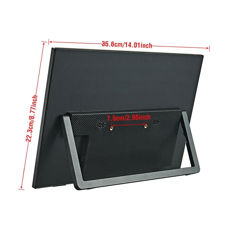 15.6" Portable Touchscreen Monitor 1080P HDR - Type-C HDMI Display for Laptop, PS5, Xbox & Switch