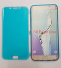 TPU Flip Wallet Blue Case - For Samsung Galaxy S6 edge+
