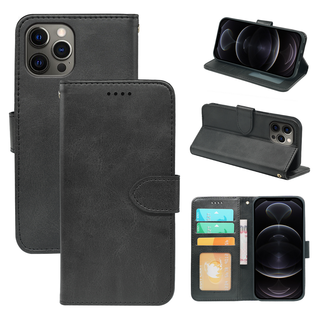 iPhone 13 Series Book Flip Case Leather Wallet