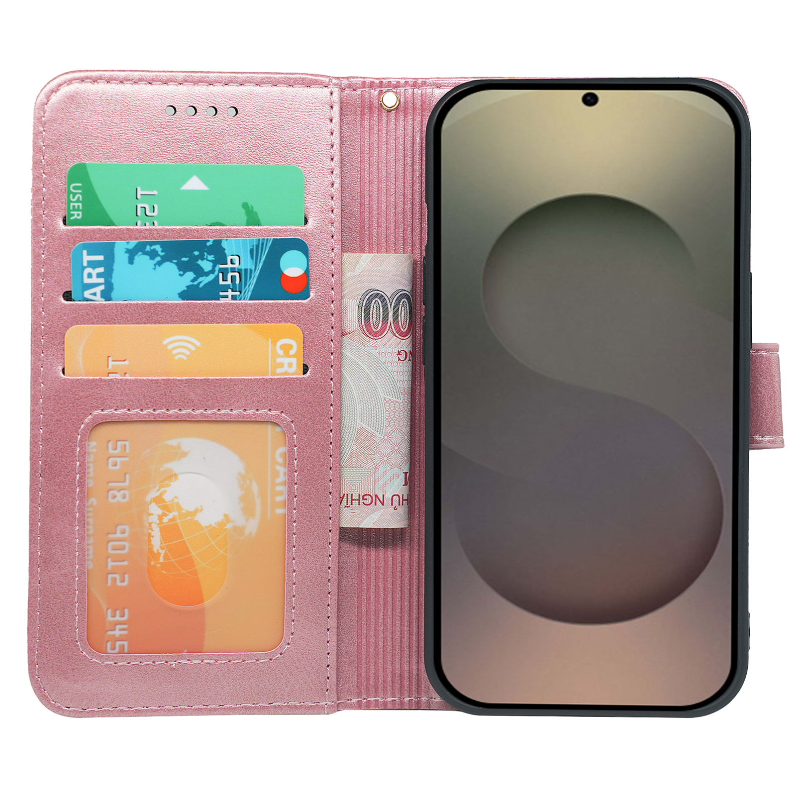 Samsung Galaxy S24 Series Book Flip Case Leather Wallet
