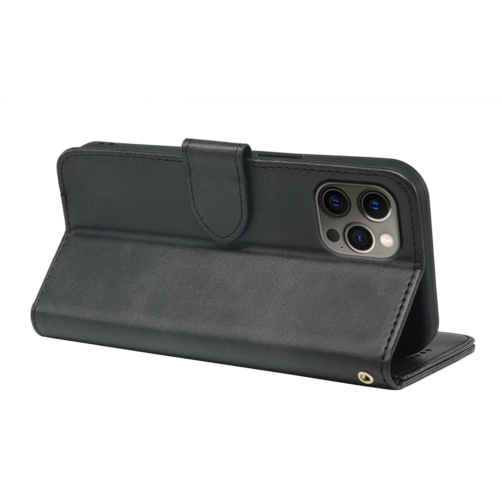 iPhone 15 Series Book Flip Case Leather Wallet