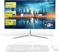 23.8" All-in-One PC, Intel i5-12450H 8-core, 16GB RAM, 256GB SSD, includes wired keyboard & mouse. Pre-installed Windows 11 Pro, ideal for home and office 