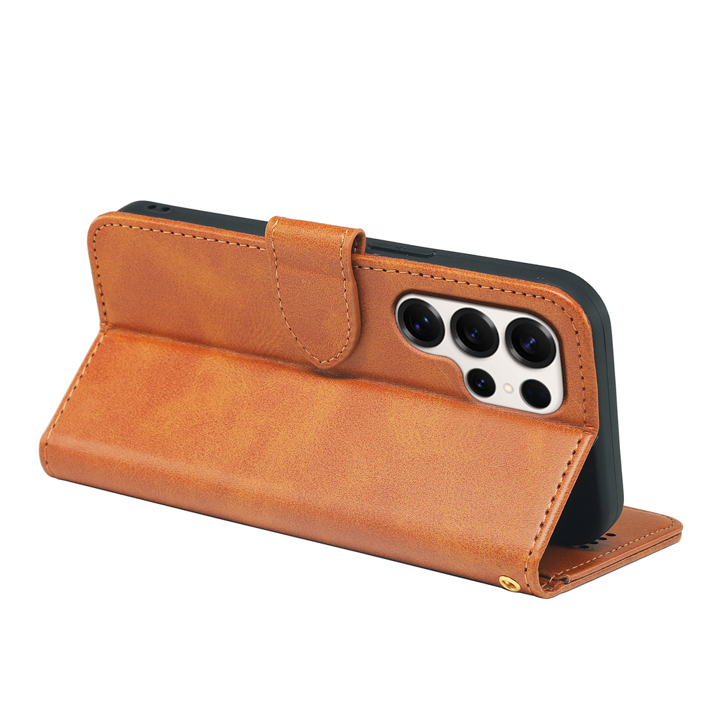Samsung Galaxy S24 Series Book Flip Case Leather Wallet