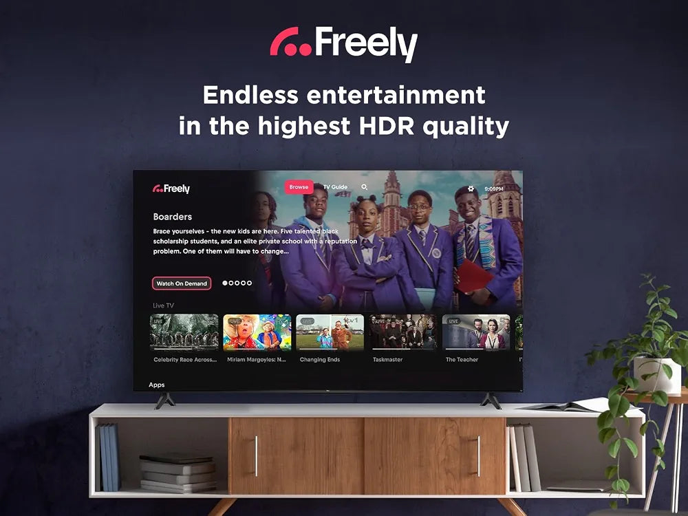 TCL 55PF650K 55-inch 4K Ultra HD, HDR TV, Smart LED Fire TV 