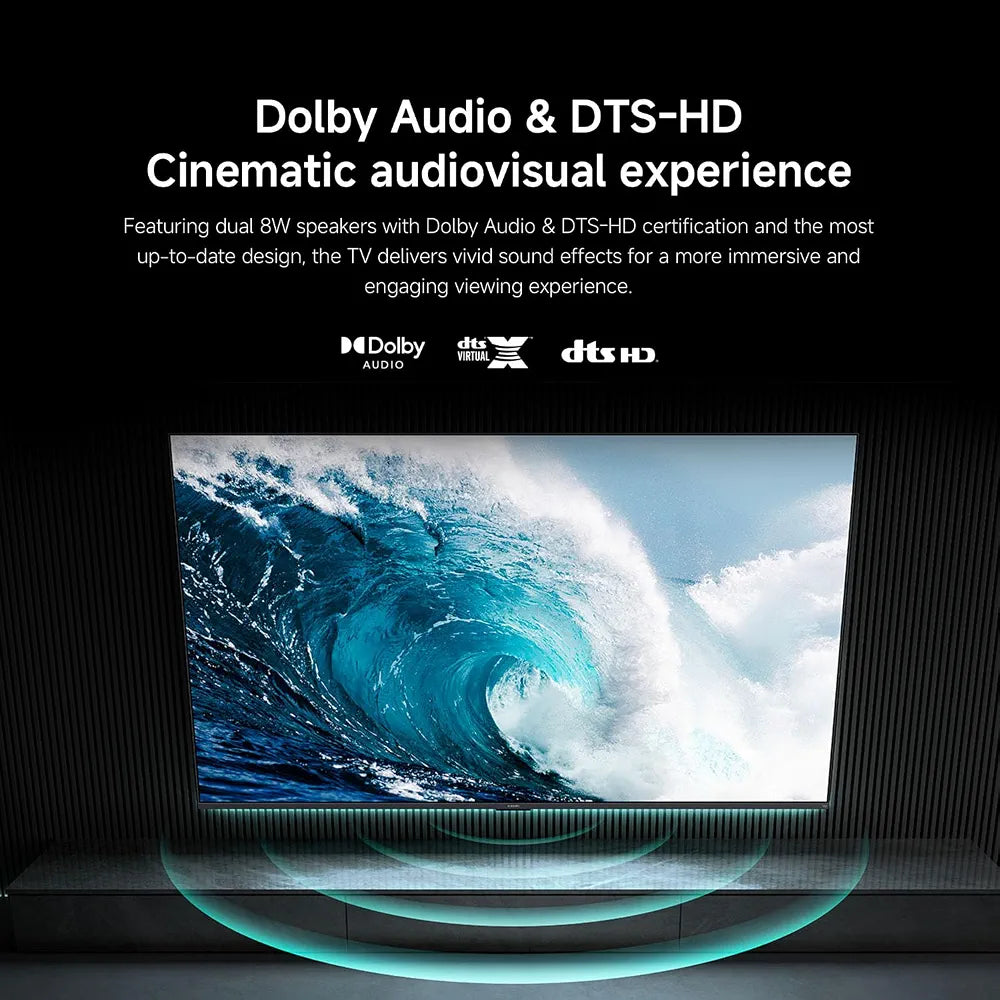 XIAOMI TV F 32, 32 Inch , HD, Smart TV, Fire TV, Dolby Audio™, DTS Virtual:X S Alexa Voice Control, Works with Apple AirPlay, [Model Year]