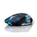 Wireless Bluetooth Mouse 2.4G USB Rechargeable Silent Ergonomic LED Computer Gaming