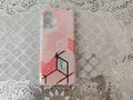 Marble Geometric TPU Pink Case - For Samsung Galaxy S20