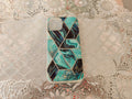 Marble Geometric TPU Blue Case - For iPhone 11