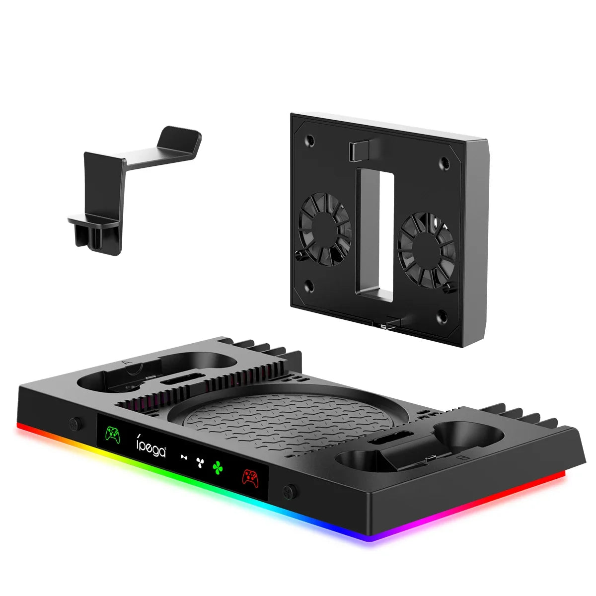 RGB Cooling Fan Stand & Charging Station for Xbox Series X Console & Controller