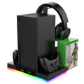 RGB Cooling Fan Stand & Charging Station for Xbox Series X Console & Controller