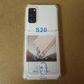 Soft TPU Clear Case With Card Slot - For Samsung S20
