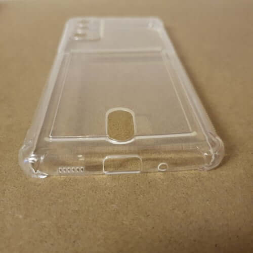 Soft TPU Clear Case With Card Slot - For Samsung S20 FE