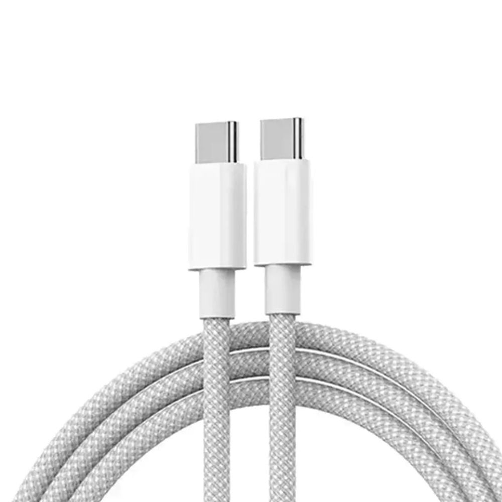 USB Type C to C Braided Data Charging Cable 1M 30W (AAA) for iPhone, Samsung, Macbooks