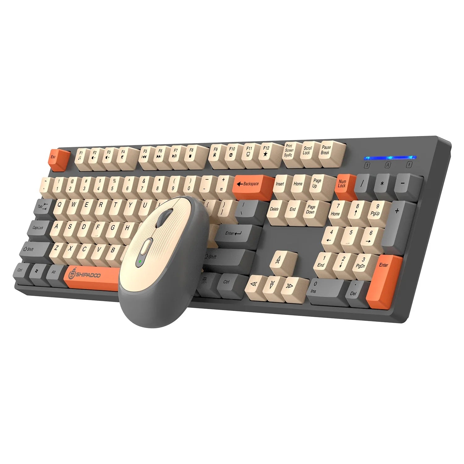 Wireless Keyboard and Mouse Combo Set 2.4G for Laptop & Desktop Computer Gaming