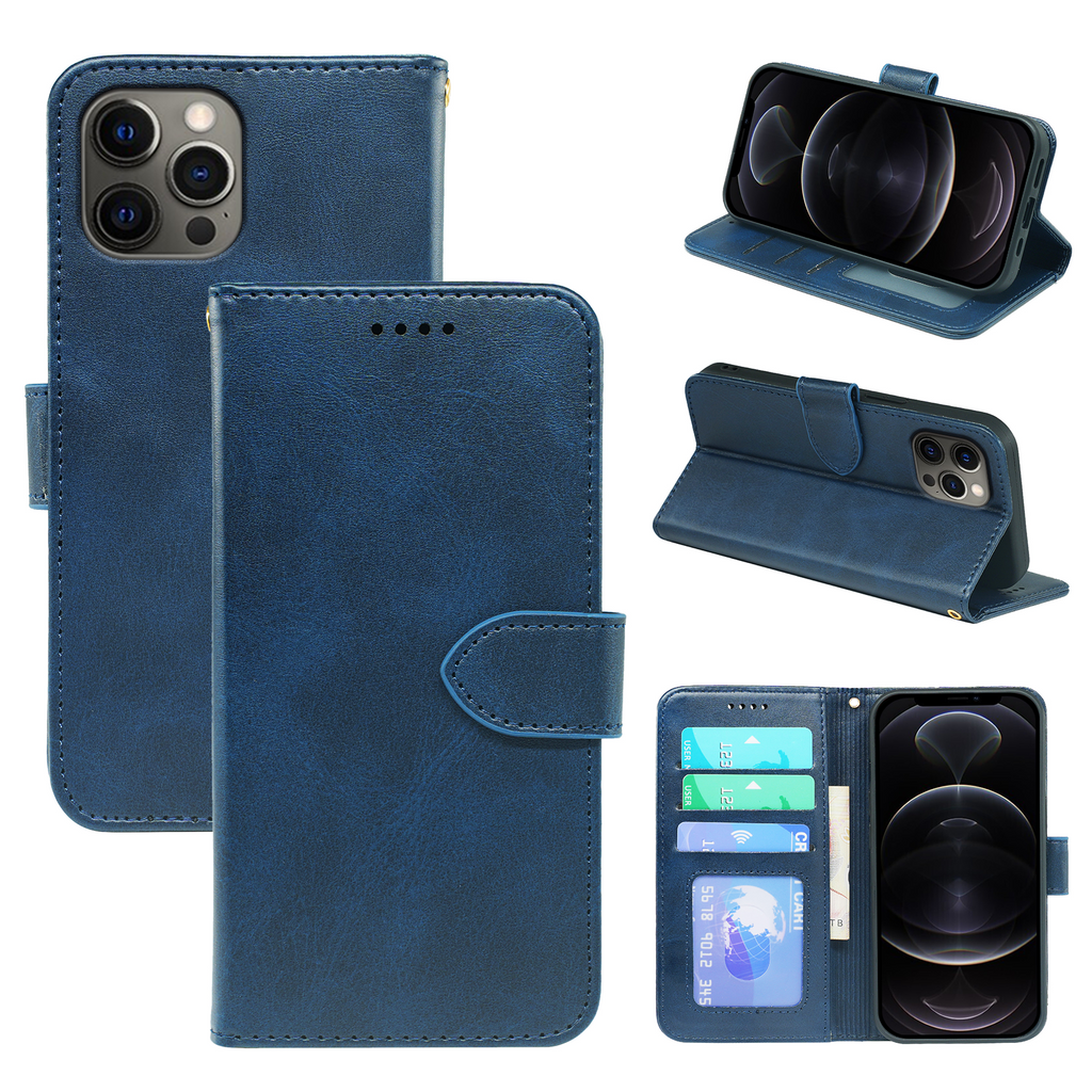 iPhone 13 Series Book Flip Case Leather Wallet