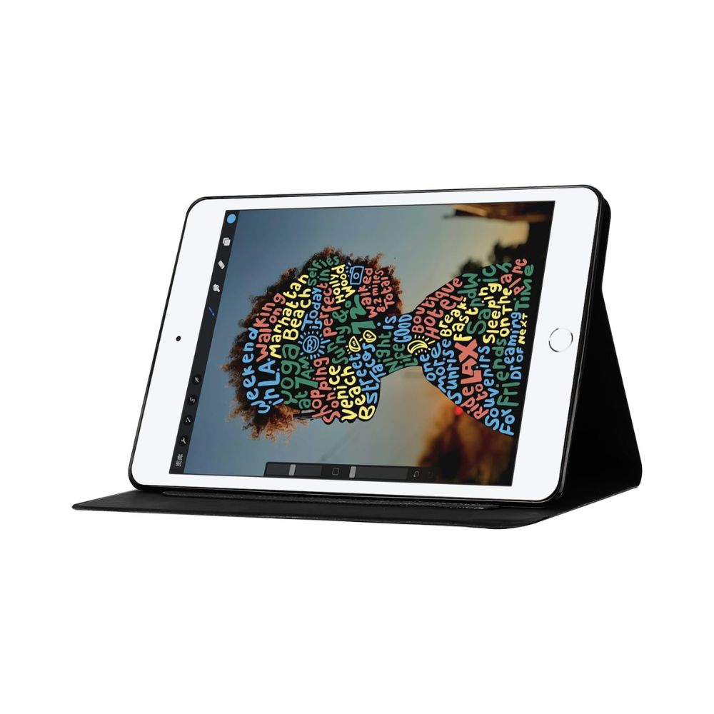 iPad 12.9" 2022 Book Flip Case Leather Wallet with Magnetic Closure