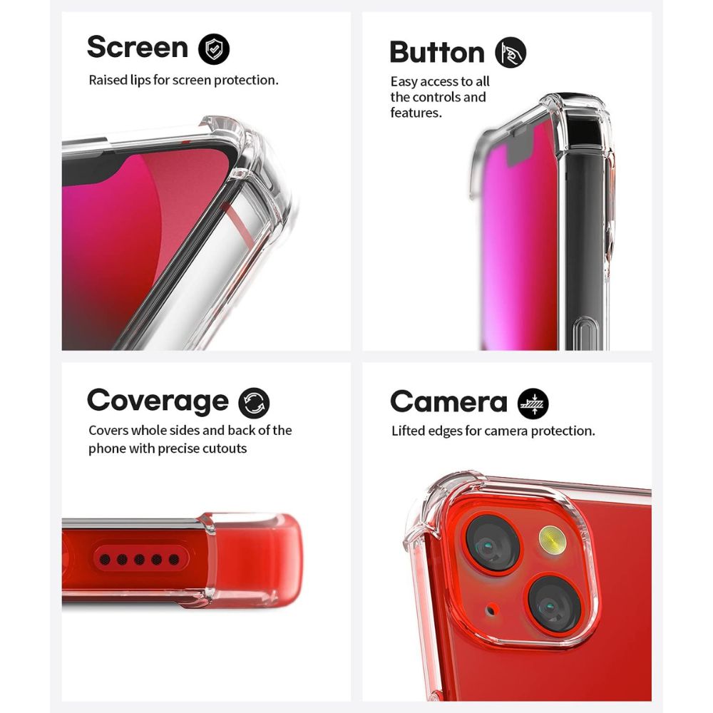 iPhone Transparent Clear Silicone Gel Case
