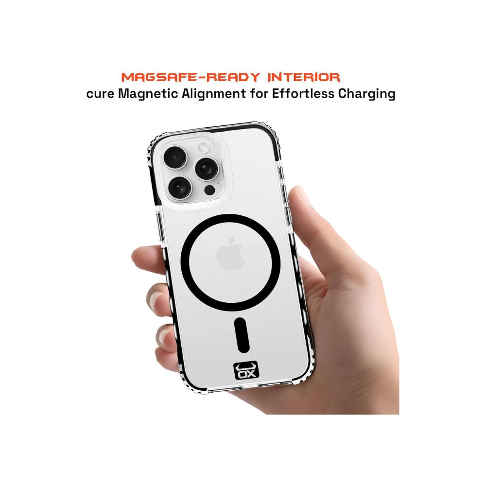 iPhone 15 Pro Ox Grip Case Bear Black