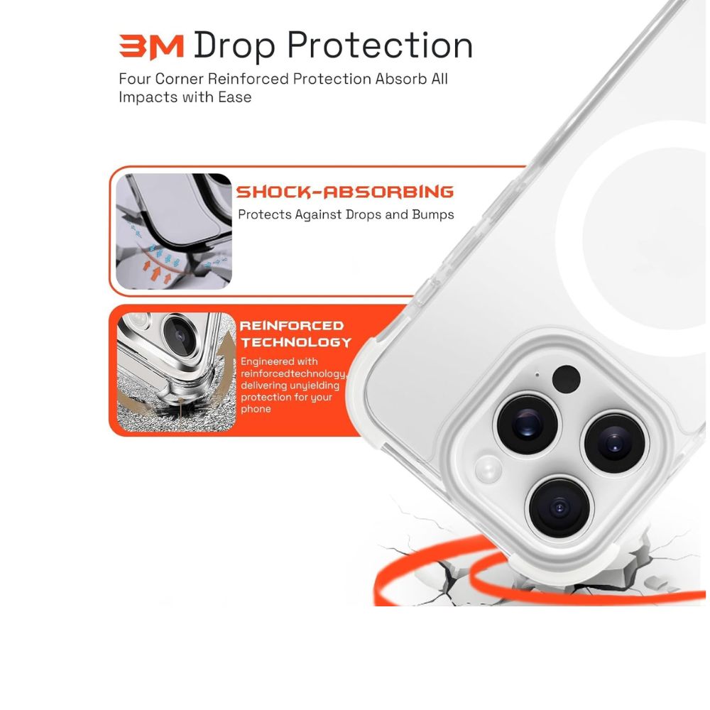 iPhone 15 Pro Ox Armour Case Mist White
