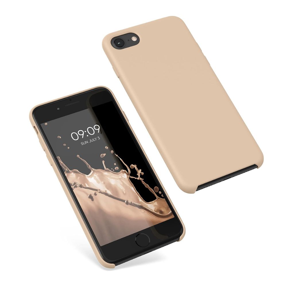 iPhone 7/8/SE Beige Silicon Case
