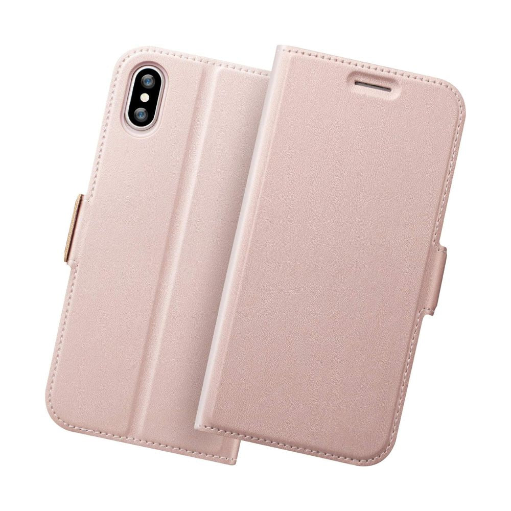 iPhone X / XS / XR / XS Max Book Flip Case Leather Wallet