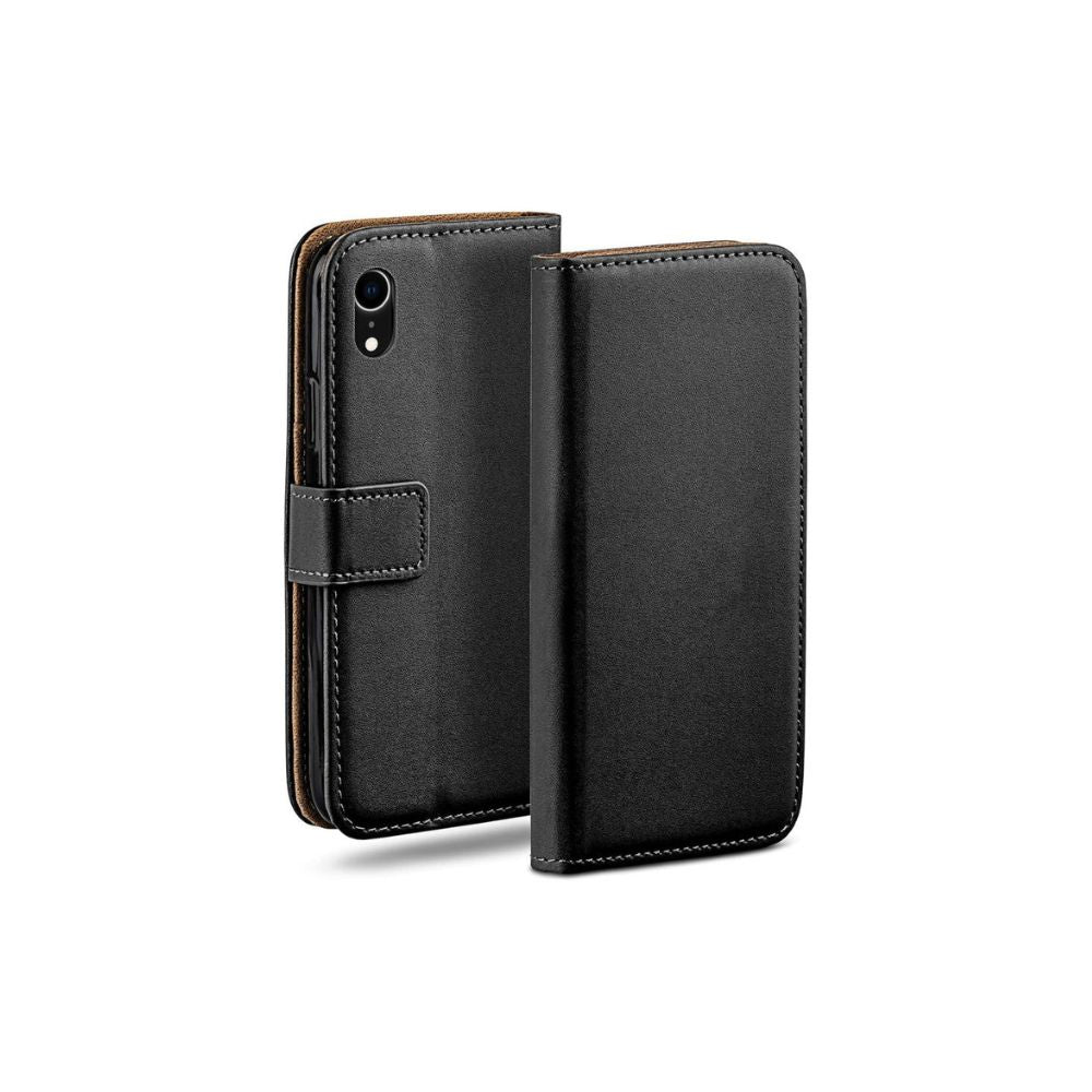 iPhone X / XS / XR / XS Max Book Flip Case Leather Wallet