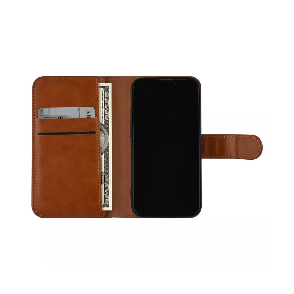 iPhone X / XS / XR / XS Max Book Flip Case Leather Wallet