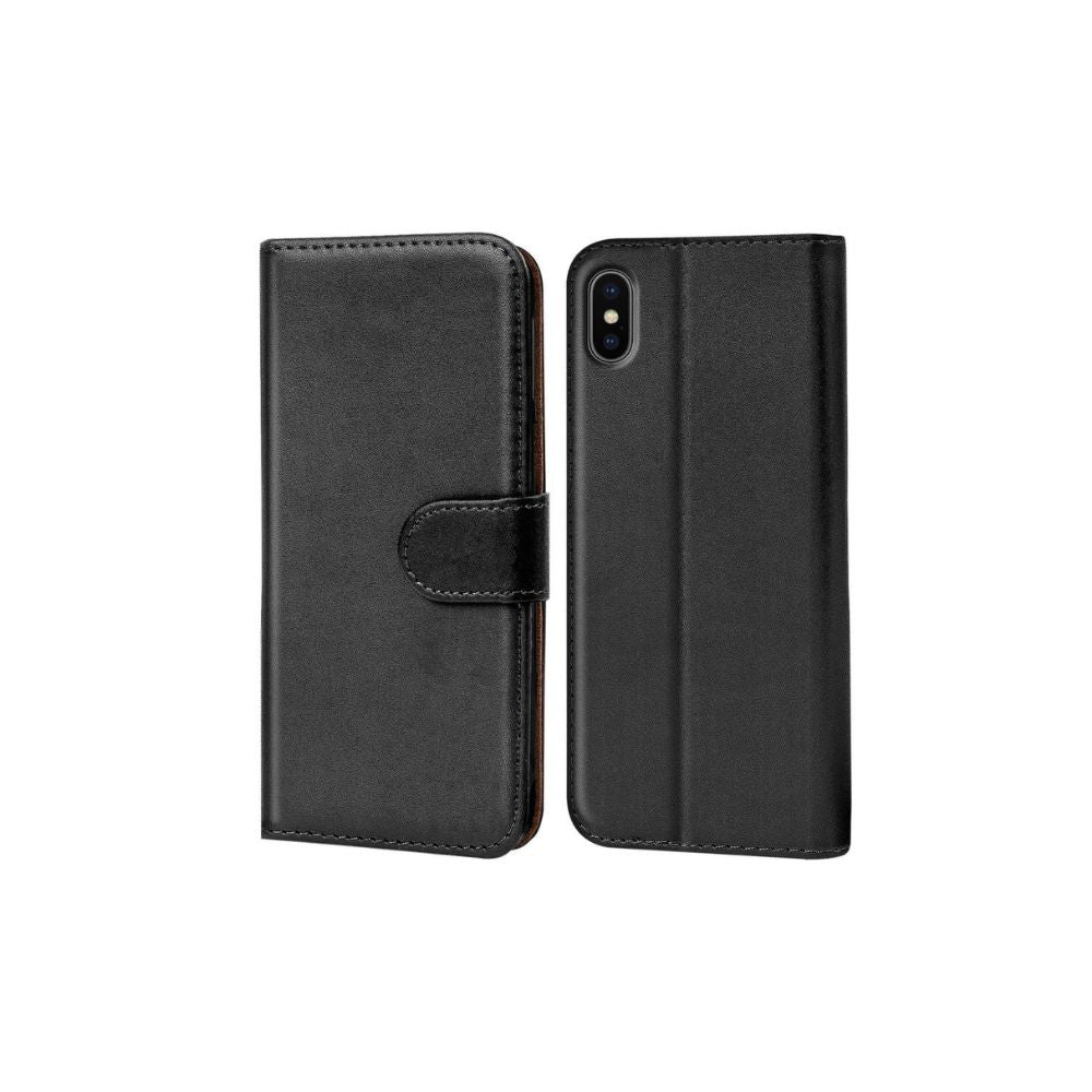 iPhone X / XS / XR / XS Max Book Flip Case Leather Wallet