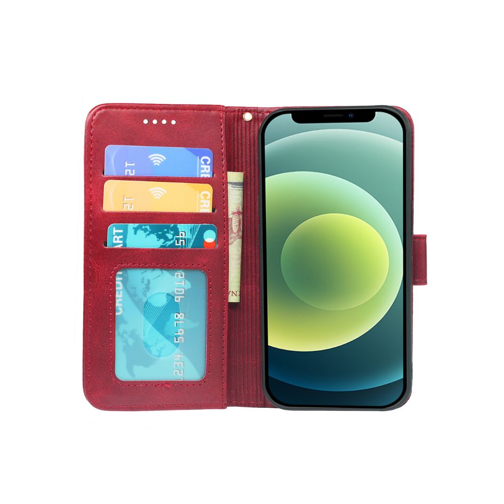 iPhone 12 Series Book Flip Leather Wallet Case with Card Holder