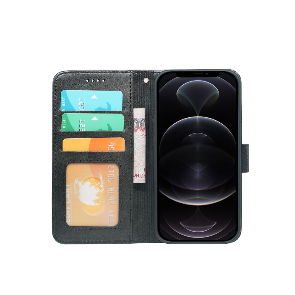 iPhone 16 Series Book Flip Case Leather Wallet