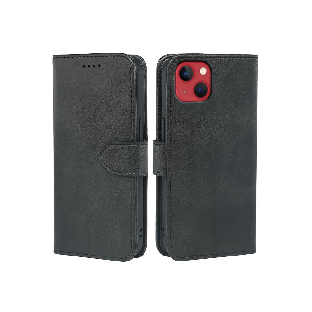 iPhone 15 Series Book Flip Case Leather Wallet
