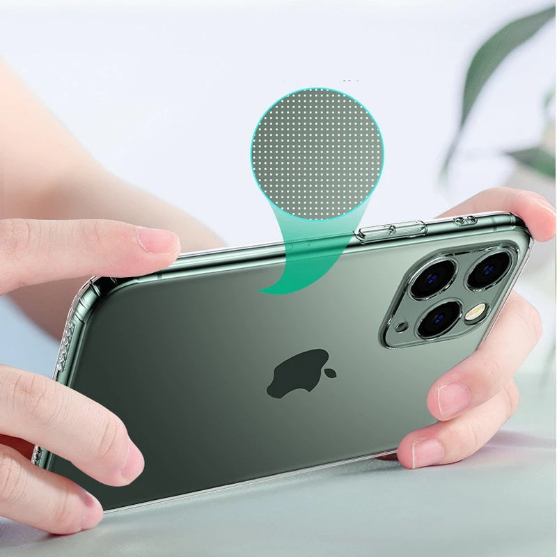 Soft TPU Clear Case with Dust Plug - For iPhone 16e