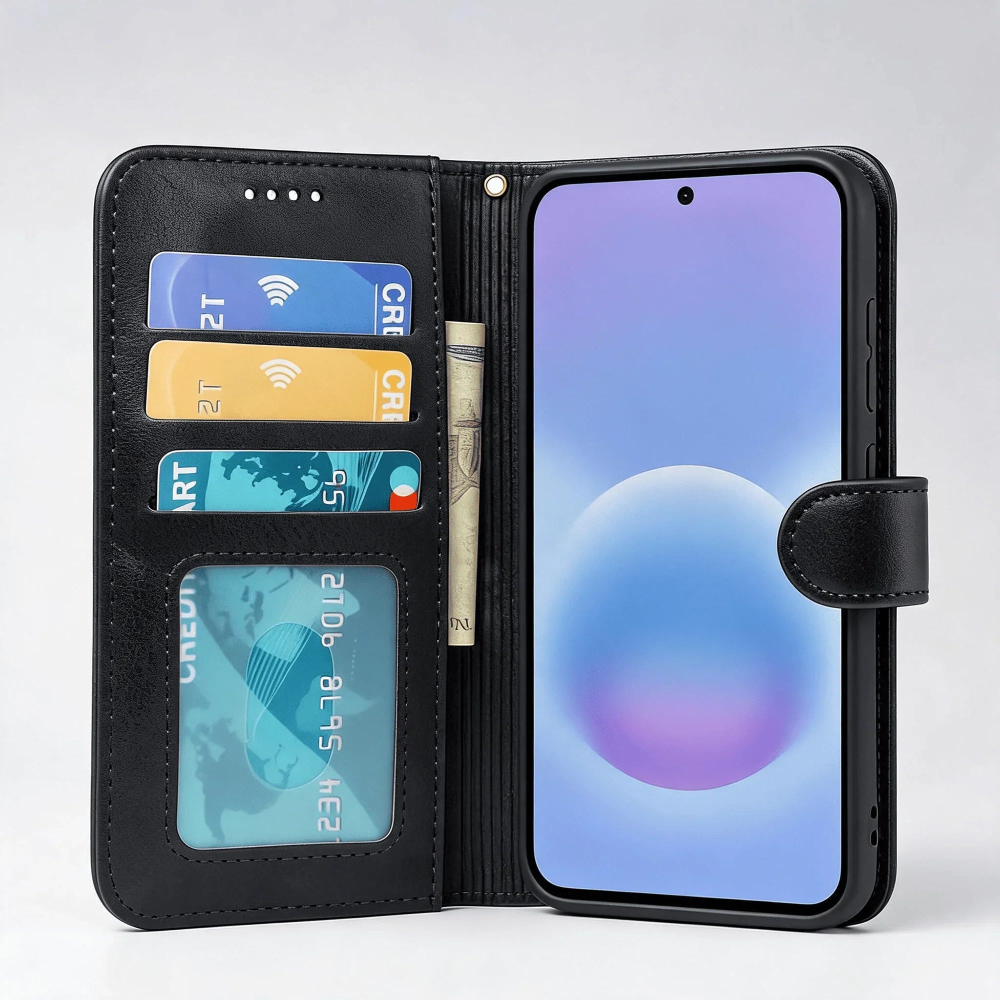 Samsung Galaxy A35 Book Flip Case Leather Wallet