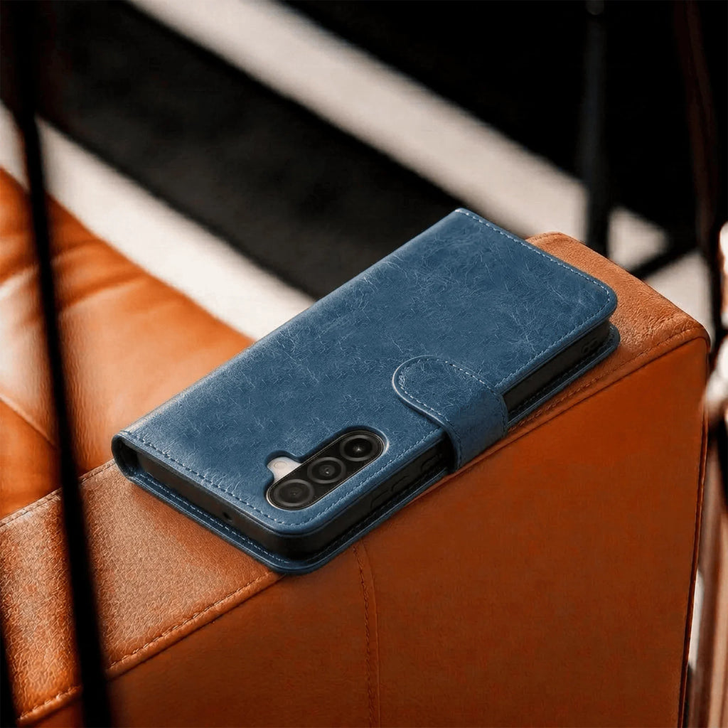 Samsung Galaxy A25 Book Flip Case Leather Wallet
