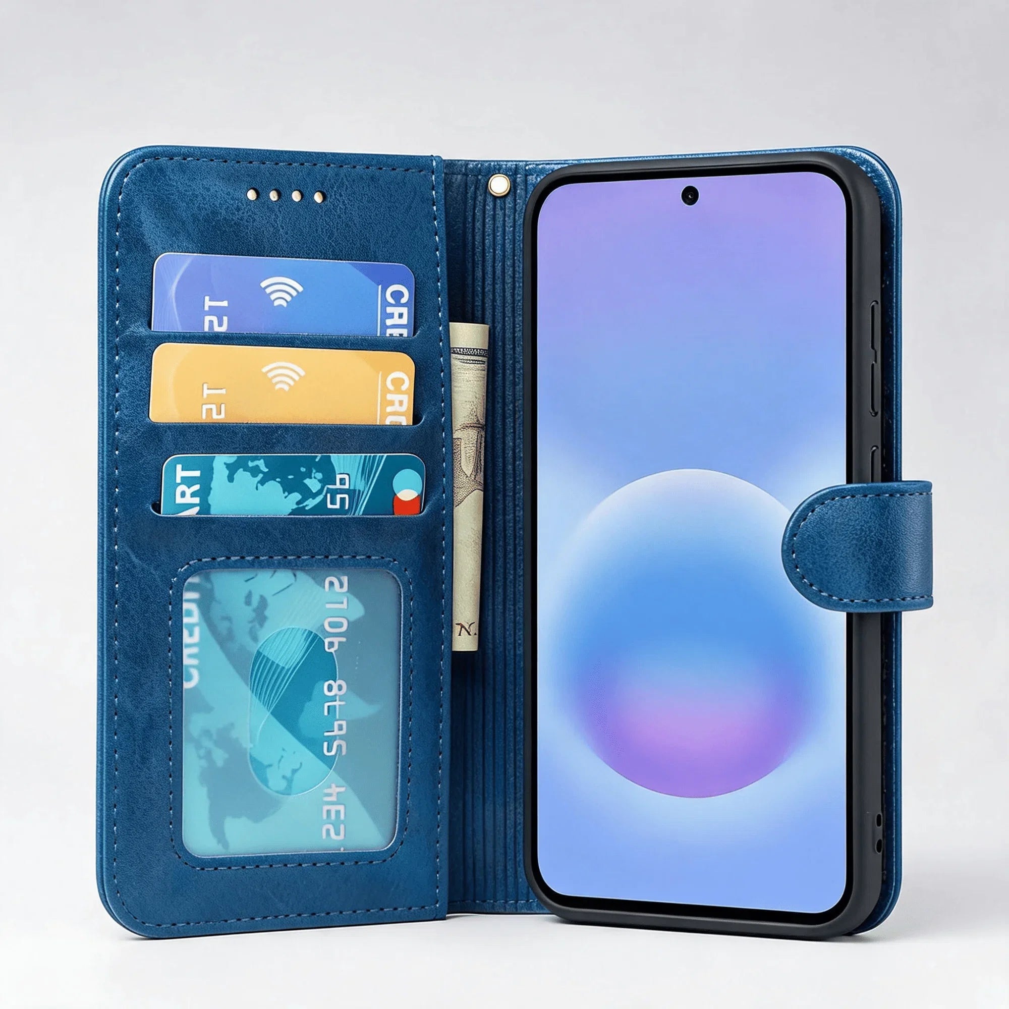 Samsung Galaxy A35 Book Flip Case Leather Wallet