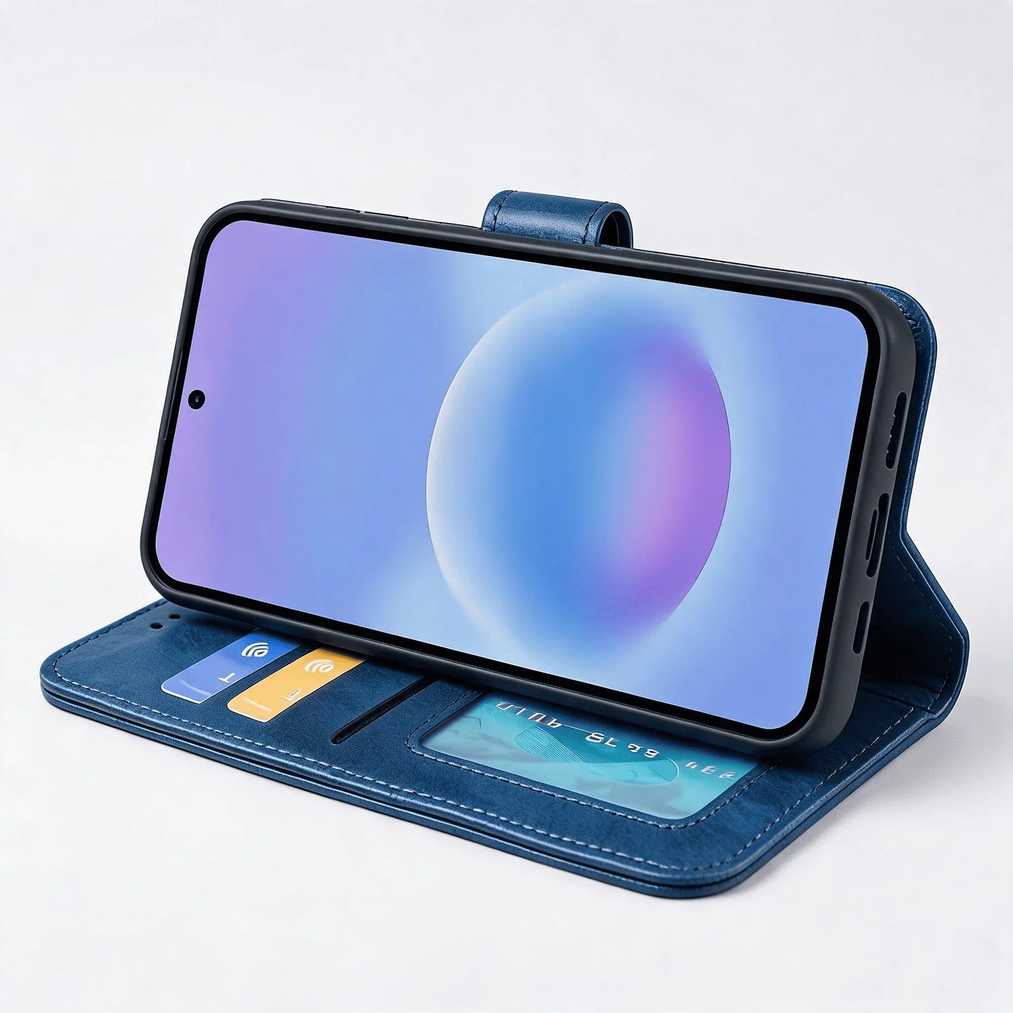 Samsung Galaxy S22 Series Book Flip Case Leather Wallet
