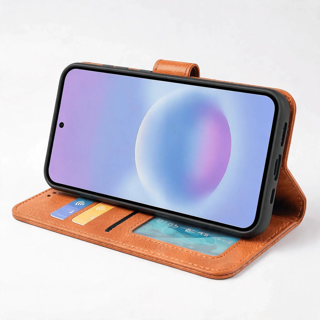 Samsung Galaxy A37 Book Flip Case Leather Wallet