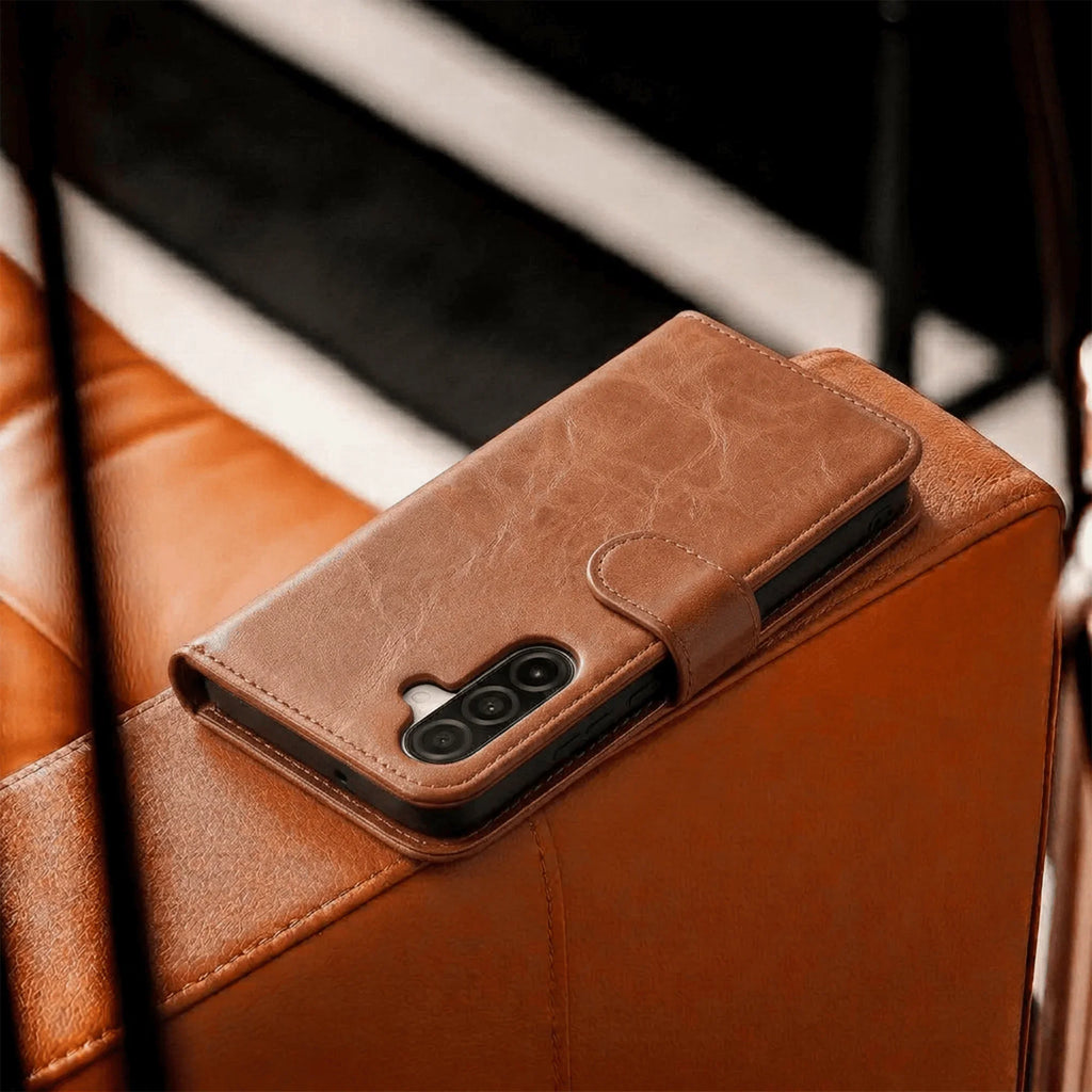 Samsung Galaxy S23 Series Book Flip Case Leather Wallet