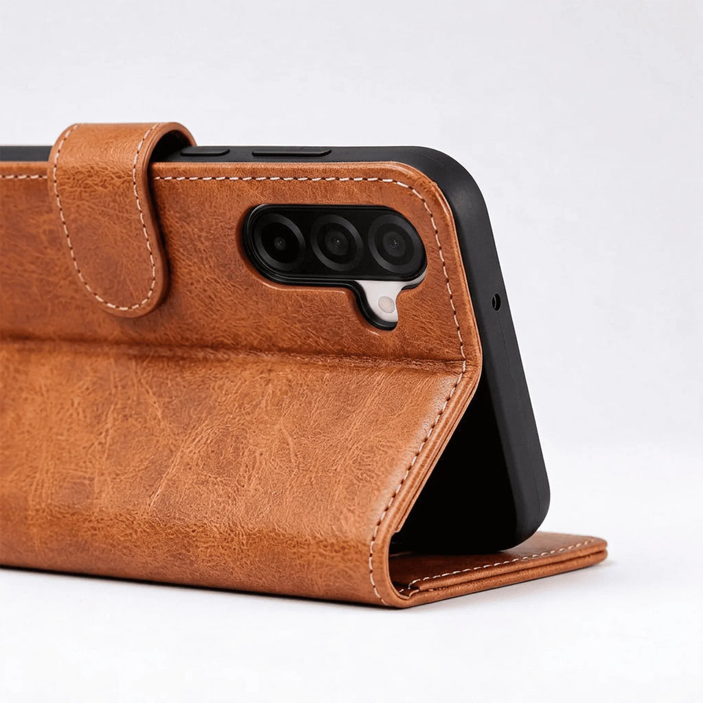 Samsung Galaxy A14 5G Book Flip Case Leather Wallet