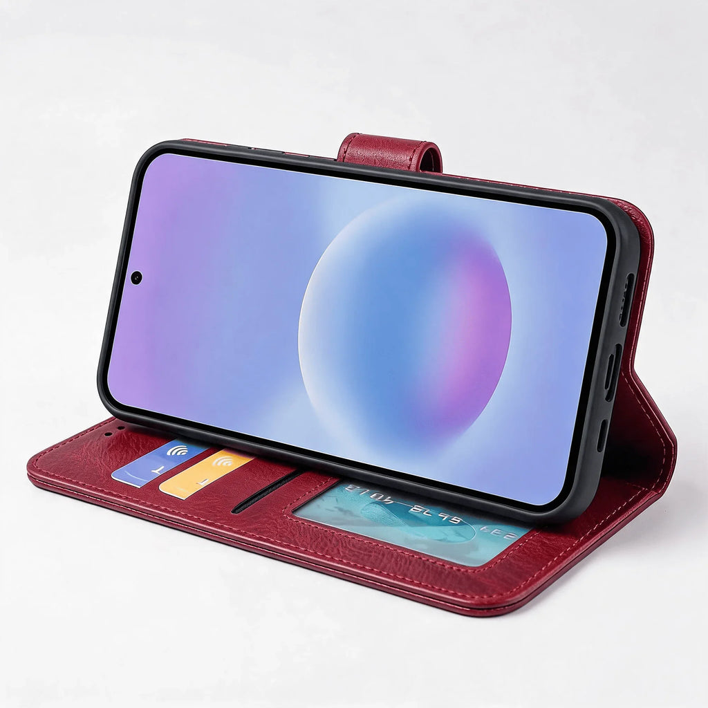 Samsung Galaxy A24 Book Flip Case Leather Wallet