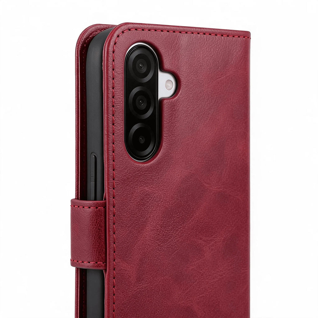 Samsung Galaxy A15 Book Flip Case Leather Wallet