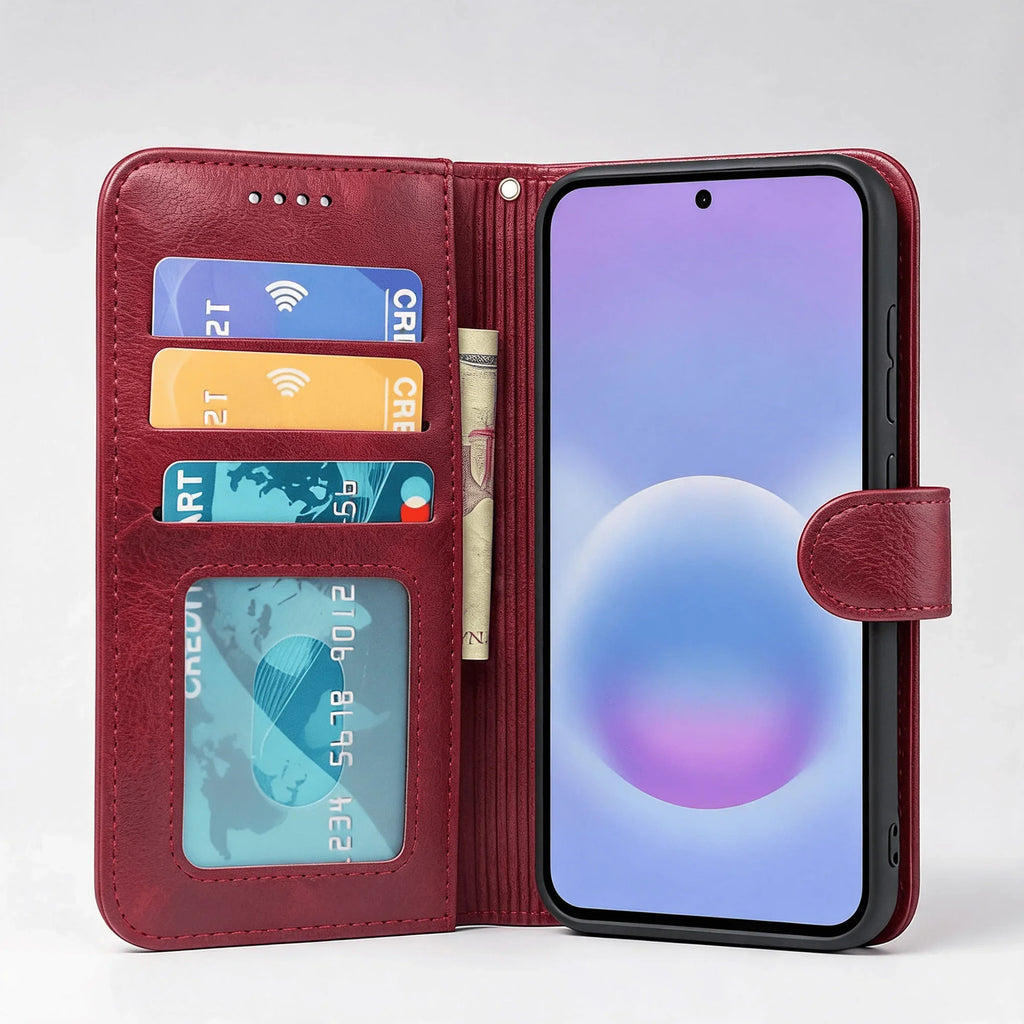 Samsung Galaxy A52/A52s Book Flip Case Leather Wallet