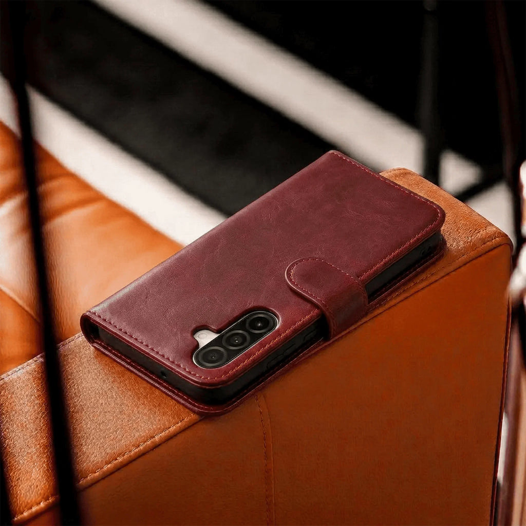 Samsung Galaxy A35 Book Flip Case Leather Wallet