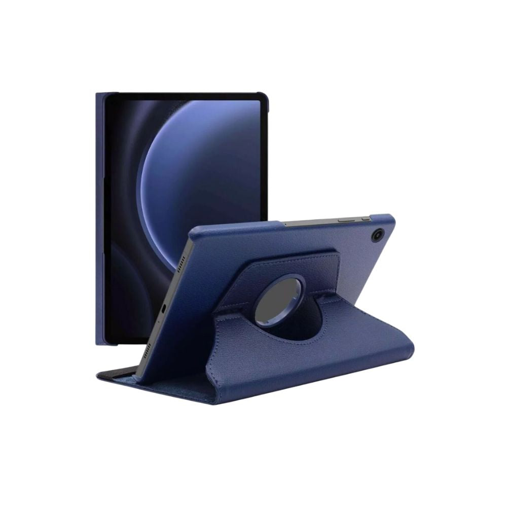 iPad Air 4/5/6 & Pro 11" (2024) Blue Leather Book Flip Case