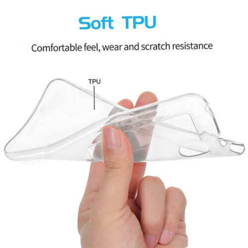 Soft TPU Clear Case With Card Slot - For Samsung S20 Ultra