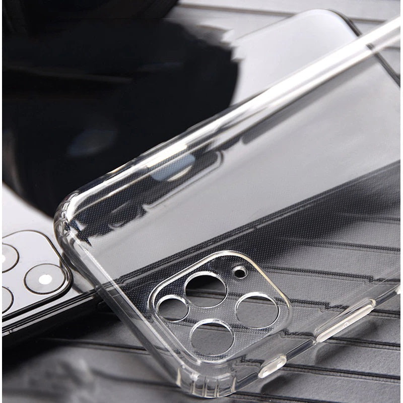 Soft TPU Clear Case with Dust Plug - For iPhone 16 Pro