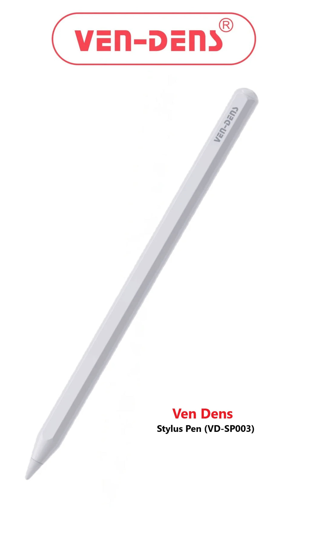 Stylus Pen for iPad – with Palm Rejection & USB-C Fast Charge (VD-SP003)